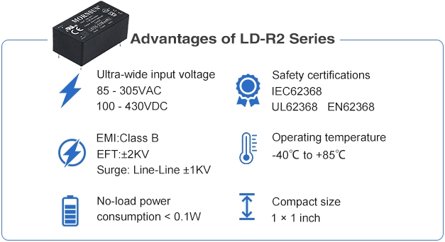 MORNSUN 3-30W LD-R2 series