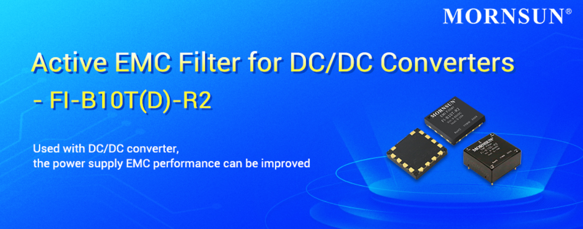 Nowy aktywny filtr EMC do przetworników DC/DC w obudowach SMD (FI-B10T-R2) i DIP (FI-B10D-R2)